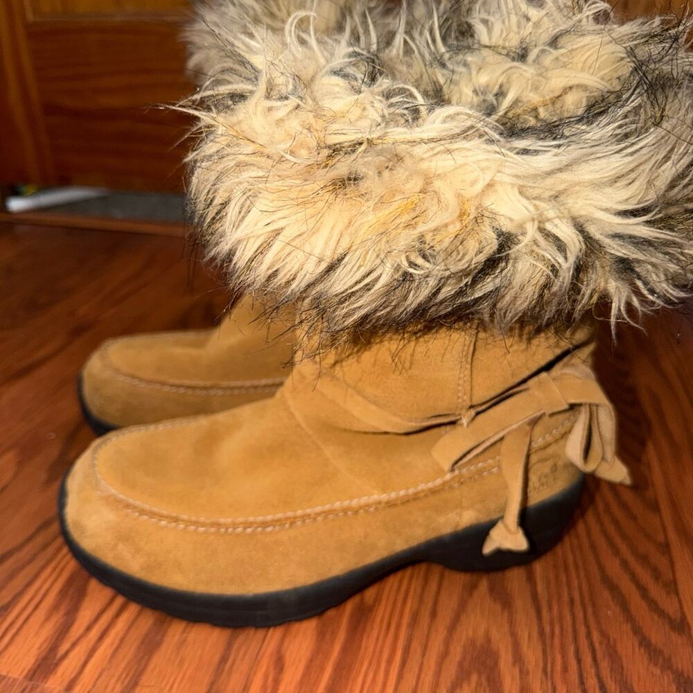 Sorel Northern Lite Tall NL4131-259 Brown Suede Winter Boots Shoes Women's US 9